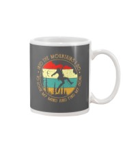 Rock Climbing into the moutains Mug thumbnail