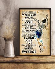 Badminton Today Is A Good Day 11x17 Poster lifestyle-poster-3