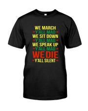 Black People Shirt Classic T-Shirt front