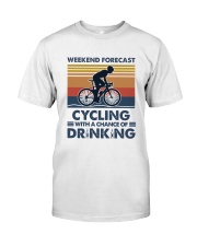 Cycling Forecast Classic T-Shirt front
