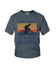 Cycling Forecast Youth T-Shirt thumbnail