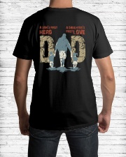 Daddy Hero protector Classic T-Shirt lifestyle-mens-crewneck-back-1