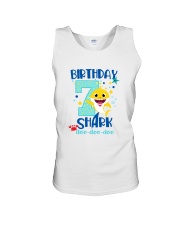 7 Blue Birthday Shark-1 Unisex Tank thumbnail