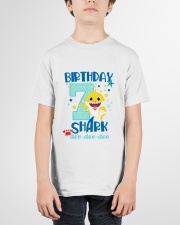 7 Blue Birthday Shark-1 Youth T-Shirt garment-youth-tshirt-front-01