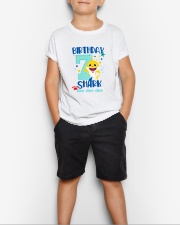 7 Blue Birthday Shark-1 Youth T-Shirt lifestyle-youth-tshirt-front-1