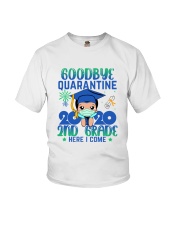 White Boy 2nd grade Goodbye quarantine Youth T-Shirt front