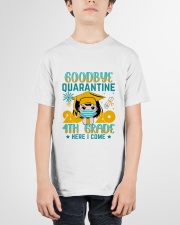 White Girl 4th grade Goodbye quarantine Youth T-Shirt garment-youth-tshirt-front-01
