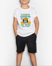 White Girl 4th grade Goodbye quarantine Youth T-Shirt lifestyle-youth-tshirt-front-1