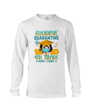 White Girl 4th grade Goodbye quarantine Long Sleeve Tee thumbnail
