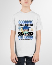 White Boy 4th grade Goodbye quarantine Youth T-Shirt garment-youth-tshirt-front-01