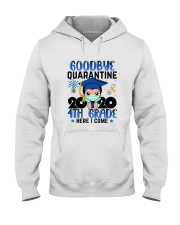 White Boy 4th grade Goodbye quarantine Hooded Sweatshirt thumbnail