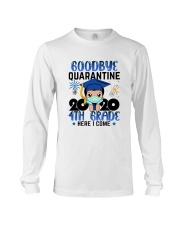 White Boy 4th grade Goodbye quarantine Long Sleeve Tee thumbnail