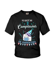 2 Spanish Spent Birthday Youth T-Shirt front