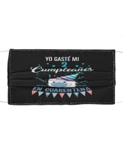2 Spanish Spent Birthday Cloth face mask thumbnail