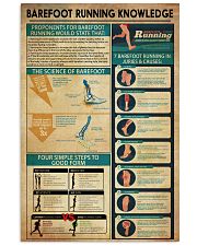 Barefoot Running Knowledge 11x17 Poster front