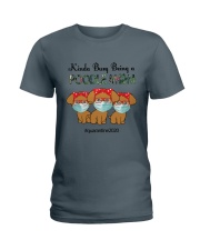 Poodle Kinda Busy Being a Corgi Mom Ladies T-Shirt tile