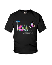 Paragliding Need Love Peace Youth T-Shirt thumbnail