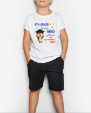 4th grade Virtual grad Youth T-Shirt lifestyle-youth-tshirt-front-1