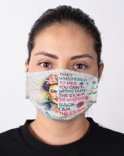 Frida Kahlo they whispered Cloth face mask aos-face-mask-lifestyle-01