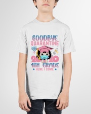 White Girl 4th grade Goodbye quarantine Youth T-Shirt garment-youth-tshirt-front-01