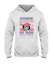 White Girl 4th grade Goodbye quarantine Hooded Sweatshirt thumbnail
