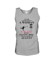 Disc Golf August Woman Love Shirt Unisex Tank thumbnail
