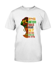 Woman Juneteenth Day 2 Classic T-Shirt front