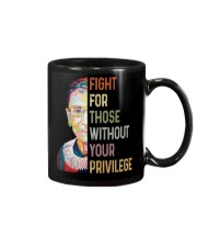 RBG fight privilege sticker Mug thumbnail