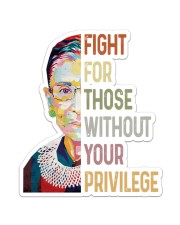 RBG fight privilege sticker Sticker tile
