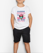 Black Girl 4th grade Goodbye quarantine Youth T-Shirt lifestyle-youth-tshirt-front-1