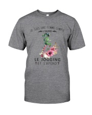 Jogging Simple Woman French Classic T-Shirt thumbnail