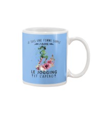 Jogging Simple Woman French Mug thumbnail