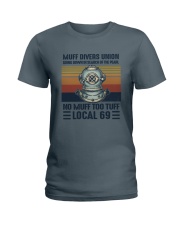 Muff divers union Ladies T-Shirt thumbnail
