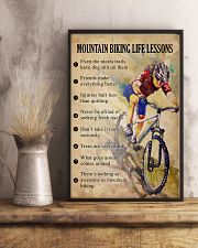 Mountain Biking life lessons 11x17 Poster lifestyle-poster-3