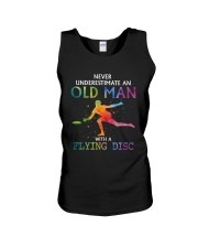 Disc golf Never old man Unisex Tank thumbnail
