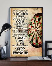 Darts Today Is A Good Day Poster 11x17 Poster lifestyle-poster-2