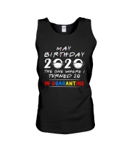 20 May birthday color Unisex Tank thumbnail