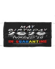 20 May birthday color Cloth face mask thumbnail