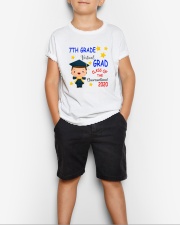 7th grade Virtual grad Youth T-Shirt lifestyle-youth-tshirt-front-1