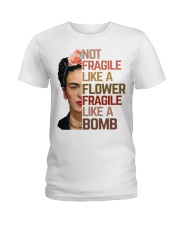 Frida Kahlo fragile sunflower Ladies T-Shirt thumbnail