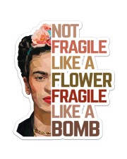 Frida Kahlo fragile sunflower Sticker - Single (Vertical) thumbnail