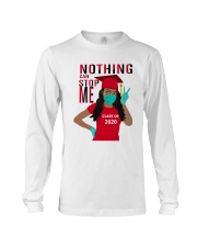 Black Girl Nothing Can Stop Me Long Sleeve Tee thumbnail