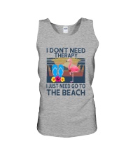Wine Flip Flops Beach Therapy Unisex Tank thumbnail