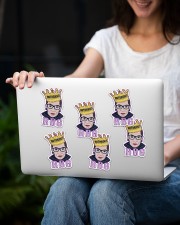 RBG notorious star Sticker - 6 pack (Vertical) aos-sticker-6-pack-vertical-lifestyle-front-13