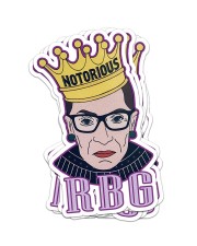 RBG notorious star Sticker - 6 pack (Vertical) front