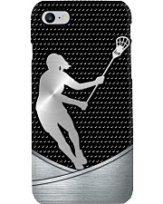 Girl Lacrosse Metal Print case Phone Case i-phone-7-case