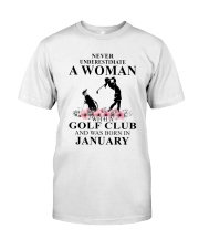 Golf January Woman Love Shirt Classic T-Shirt front