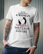 Golf January Woman Love Shirt Classic T-Shirt lifestyle-mens-crewneck-front-6