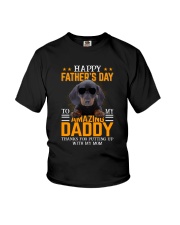 dachshund Happy father's day to Amazing Youth T-Shirt thumbnail