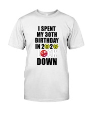 30th Lock Down Classic T-Shirt front